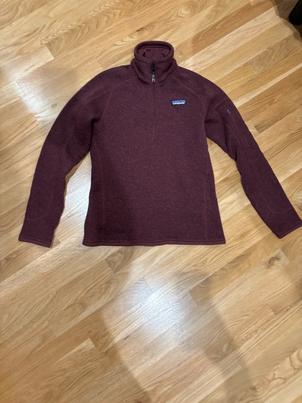 Patagonia Women's Burgundy Half-Zip Fleece Pullover